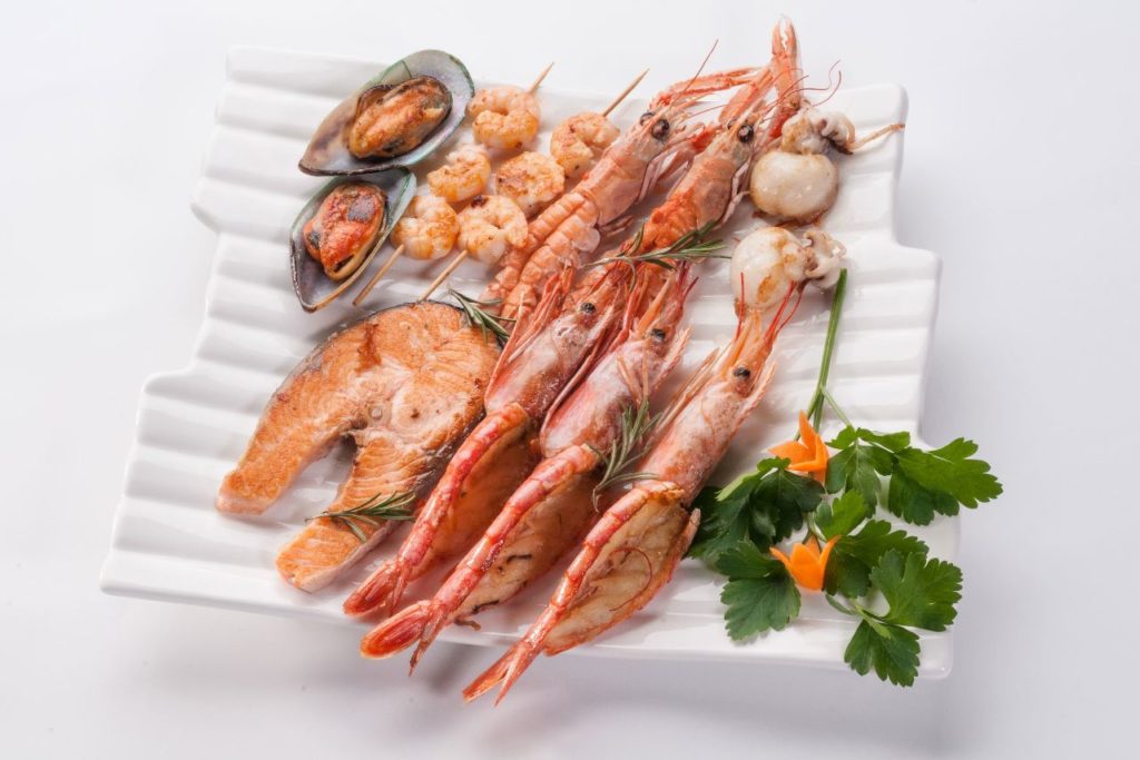 You shouldn’t eat seafood/ fish?
