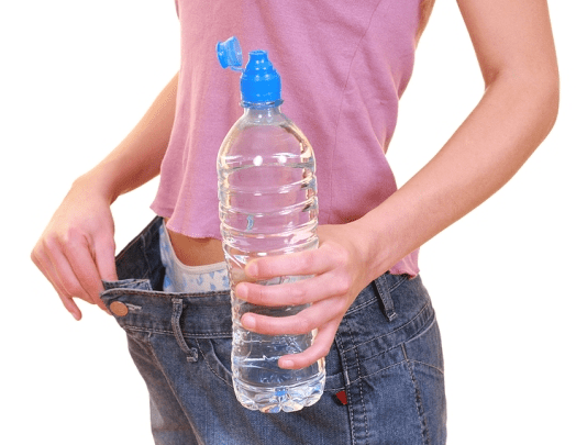 drink more water to shed weights